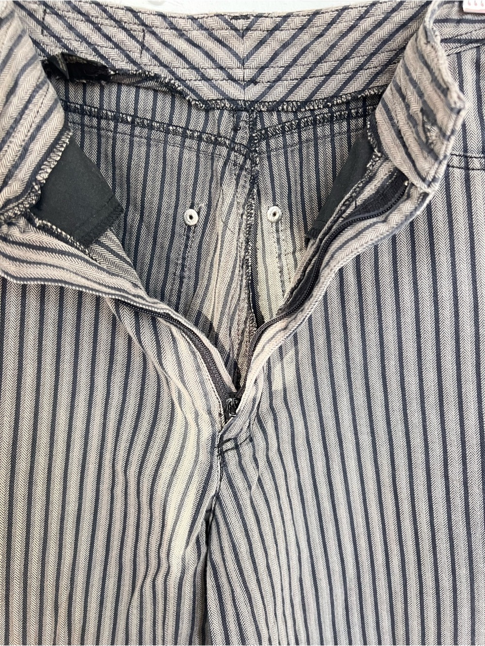 Vintage Liz Claiborne Striped Denim High-Waist Pants. Sz. 10 (modern Sm) - Picture 10 of 11